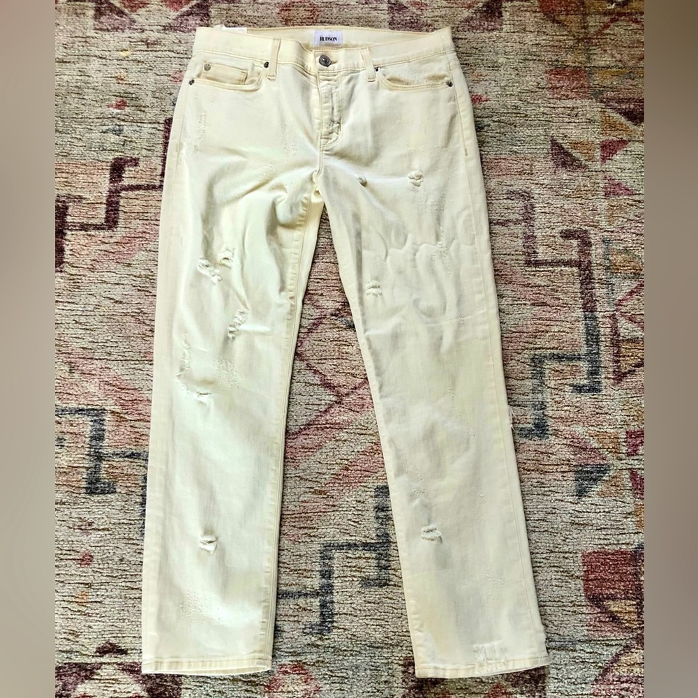 Hudson womens mid-rise crop straight size 27